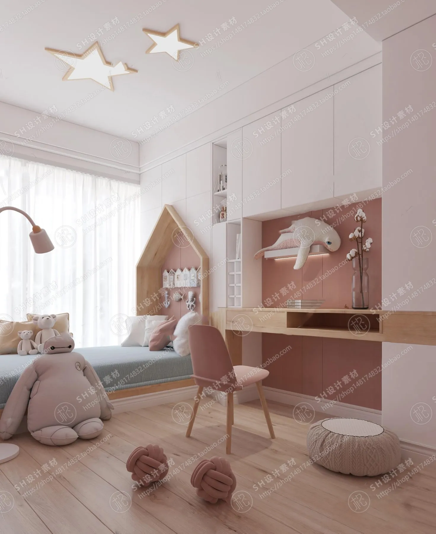 CHILDREN ROOM 3D SCENES – VRAY RENDER – 55