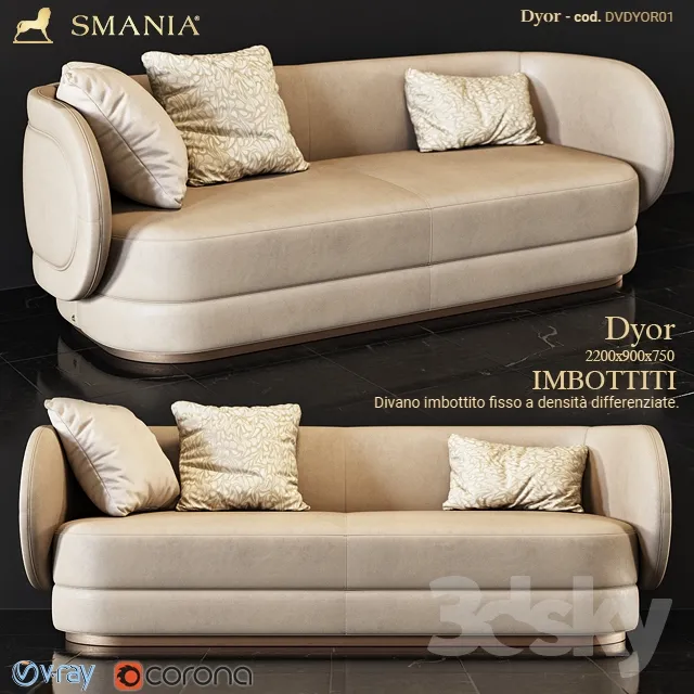 Furniture – Sofa 3D Models – Smania dyor Sofa
