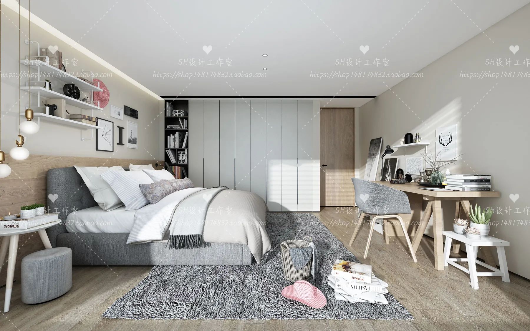 CHILDREN ROOM 3D SCENES – VRAY RENDER – 119