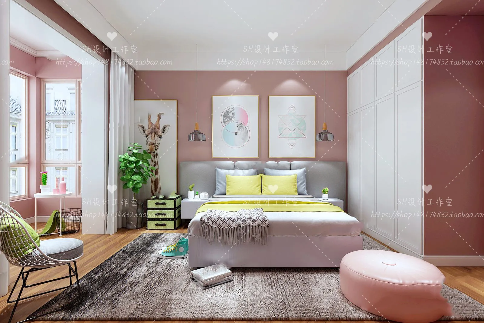 CHILDREN ROOM 3D SCENES – VRAY RENDER – 133