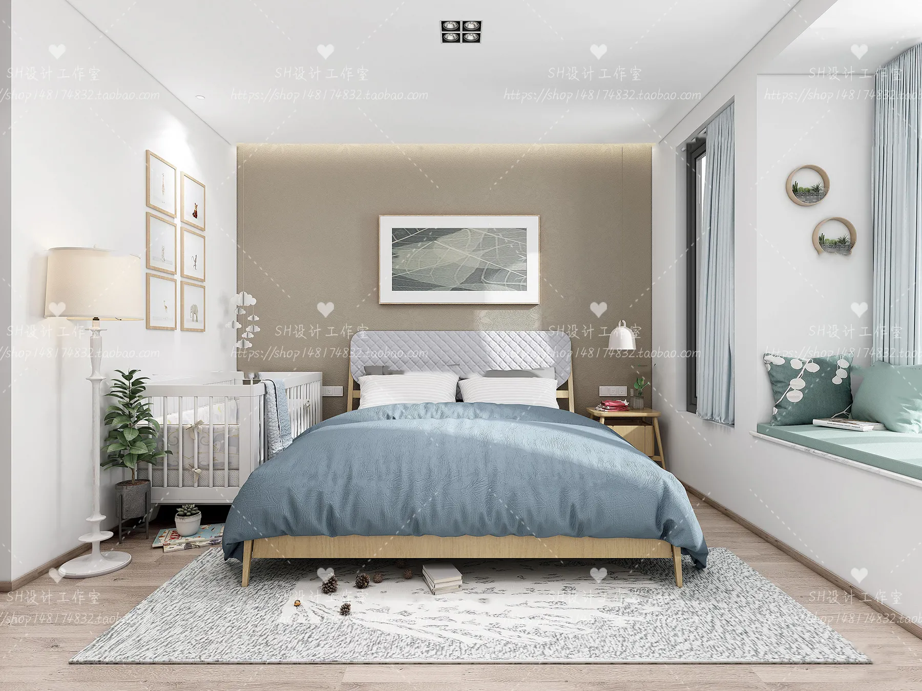 CHILDREN ROOM 3D SCENES – VRAY RENDER – 155