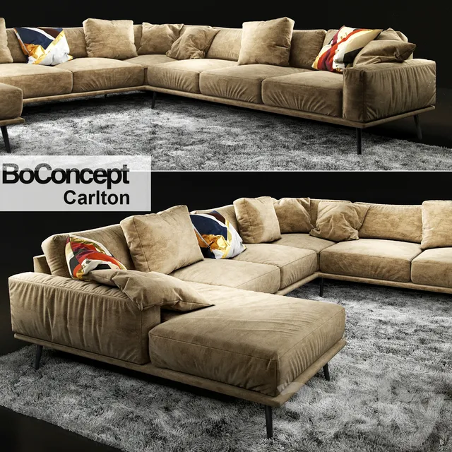 Furniture – Sofa 3D Models – Sofa BoConcept Carlton
