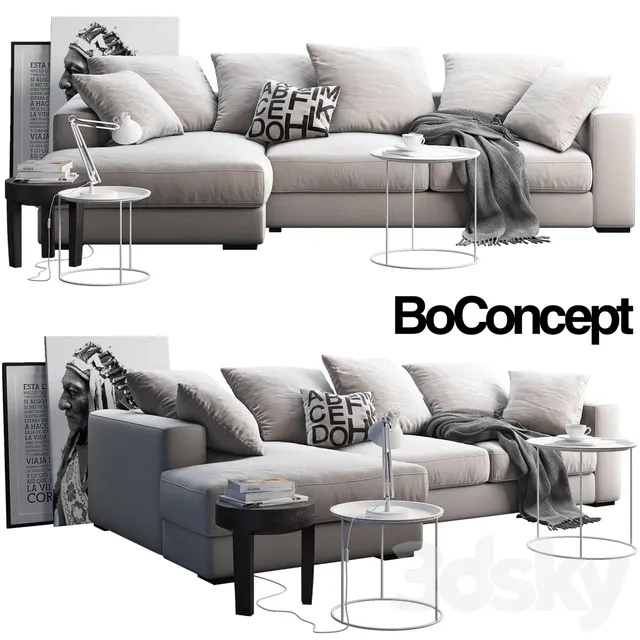 Furniture – Sofa 3D Models – Sofa Boconcept Cenova 1 (max 2011; tex)