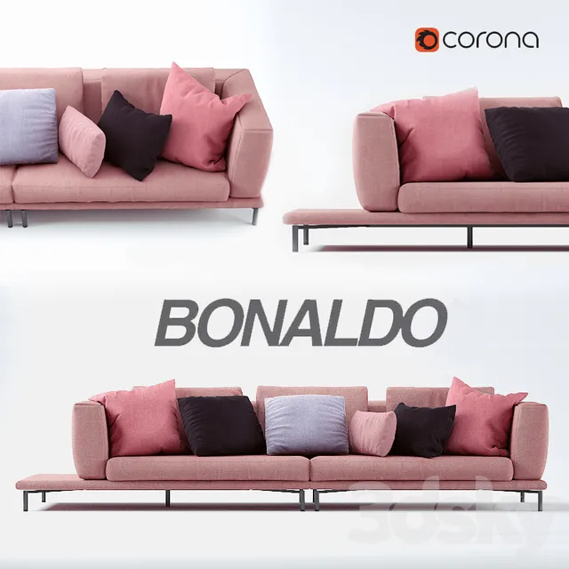 Furniture – Sofa 3D Models – Sofa Bonaldo Marc-U