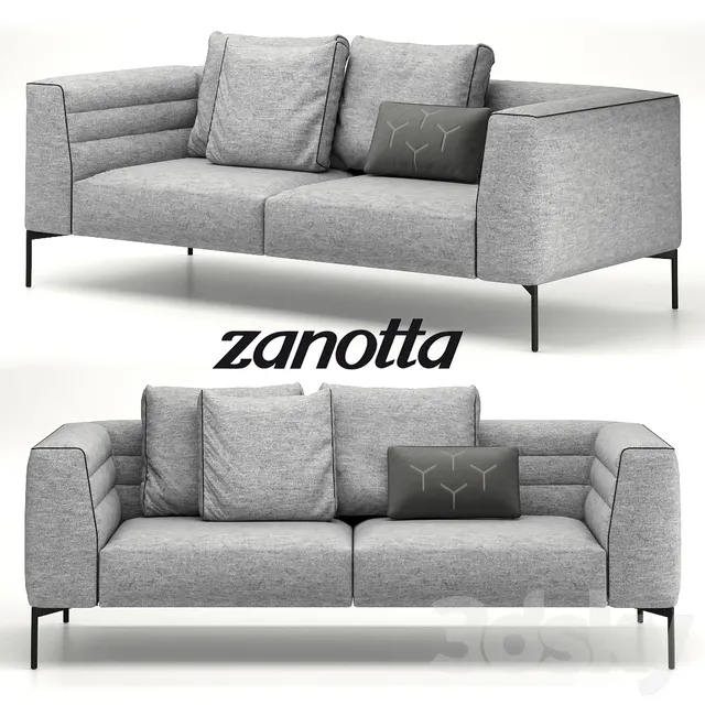 Furniture – Sofa 3D Models – Sofa Botero by Zanotta