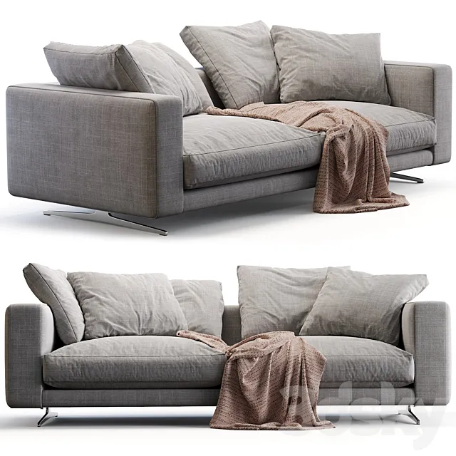 Furniture – Sofa 3D Models – Sofa CAMPIELLO by Flexform