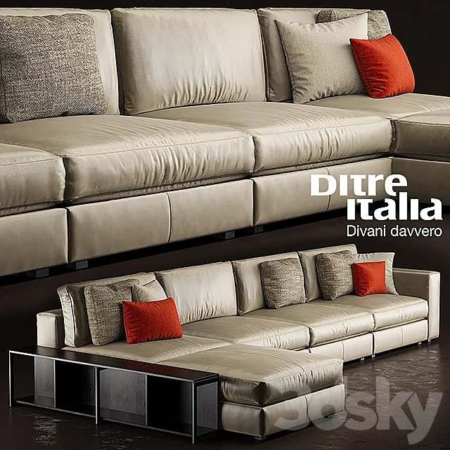Furniture – Sofa 3D Models – Sofa Ditre Italia URBAN