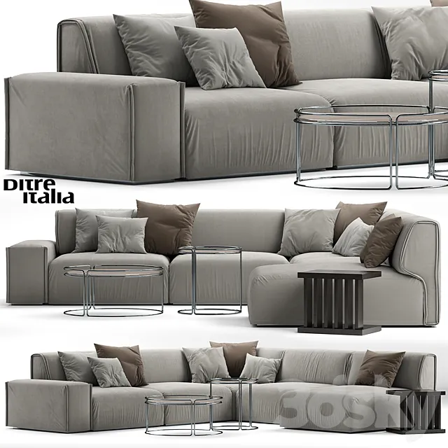 Furniture – Sofa 3D Models – Sofa ditreitalia monolith