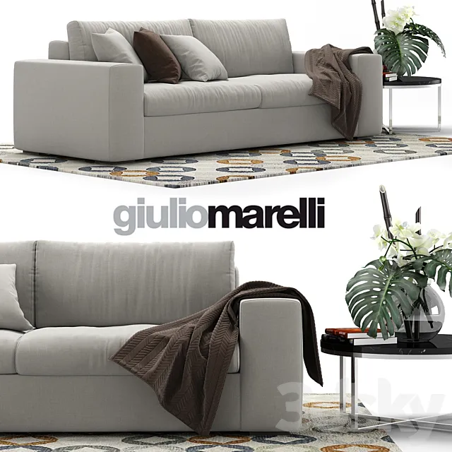 Furniture – Sofa 3D Models – Sofa Epika; Giulio Marelli