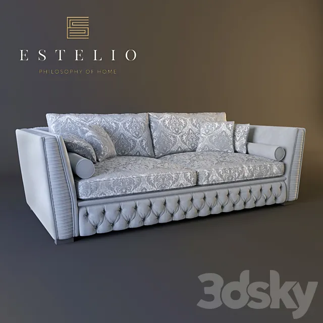 Furniture – Sofa 3D Models – Sofa Estelio Glance