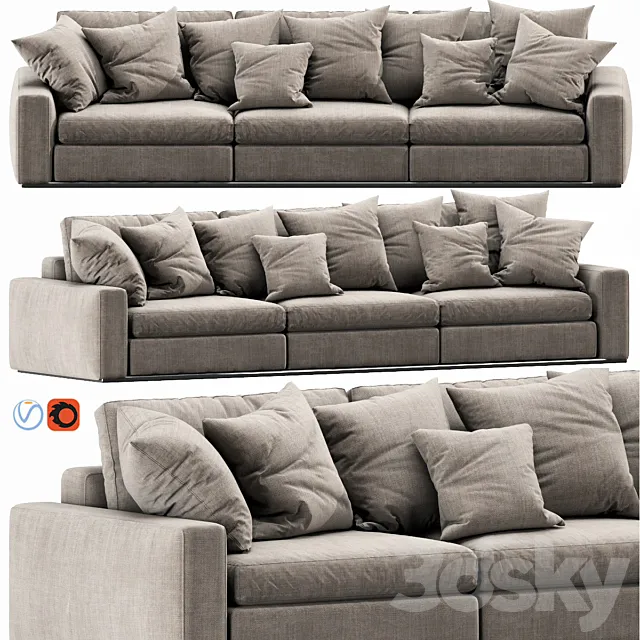 Furniture – Sofa 3D Models – Sofa Flexform Beauty 3