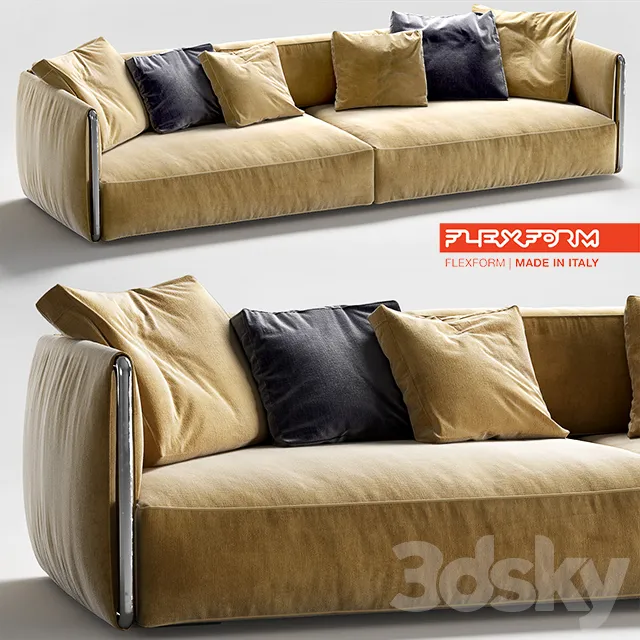 Furniture – Sofa 3D Models – Sofa Flexform Edmond