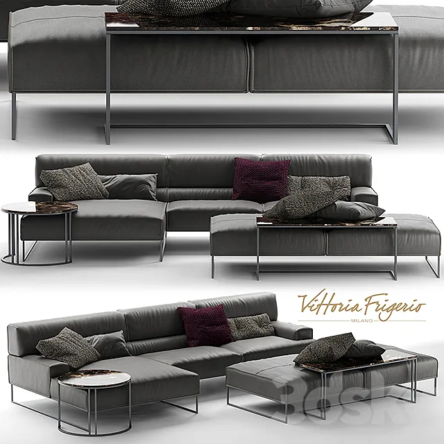 Furniture – Sofa 3D Models – Sofa frigerio salotti CLOUD