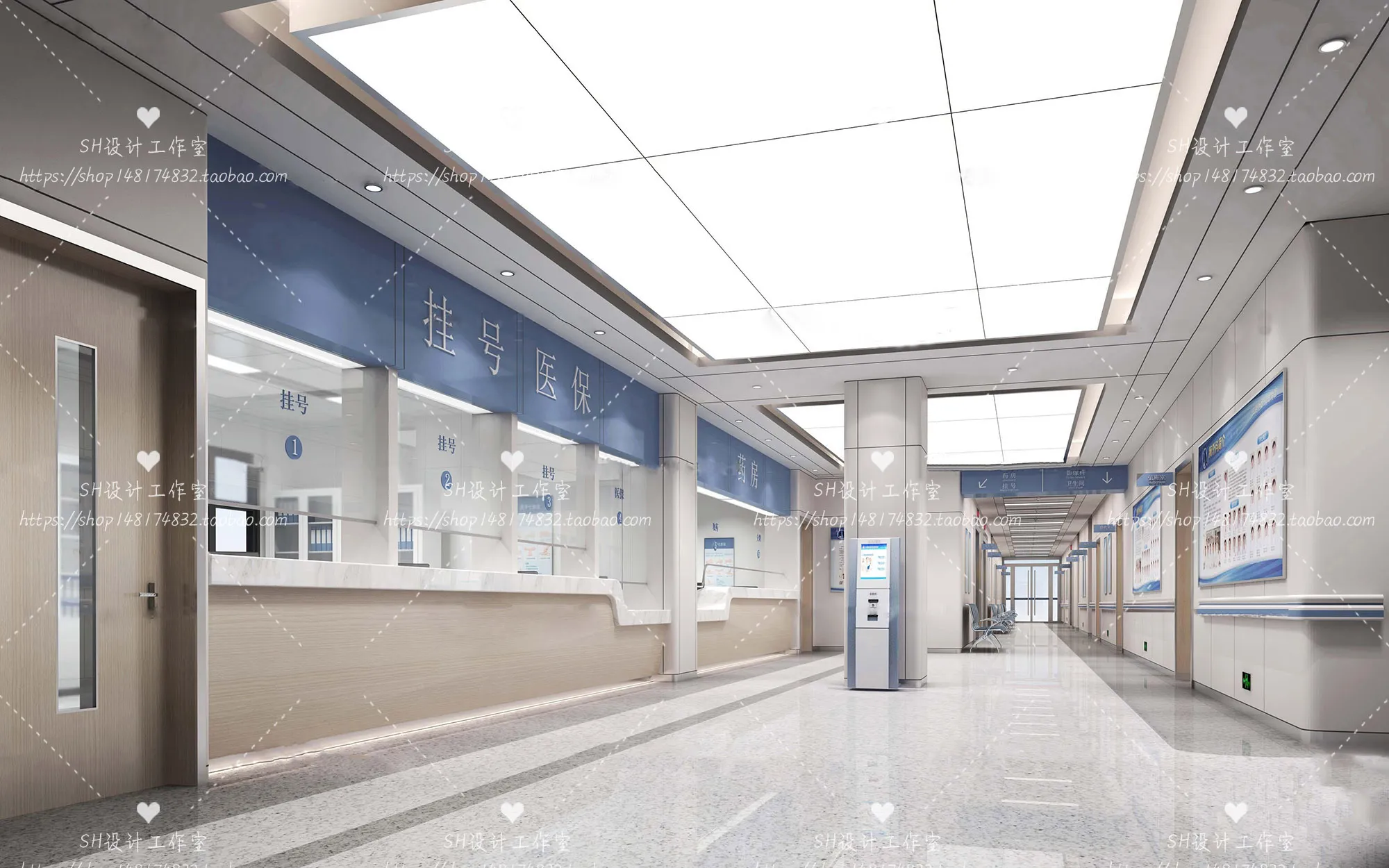 HOSPITAL 3D SCENES – VRAY RENDER – 003