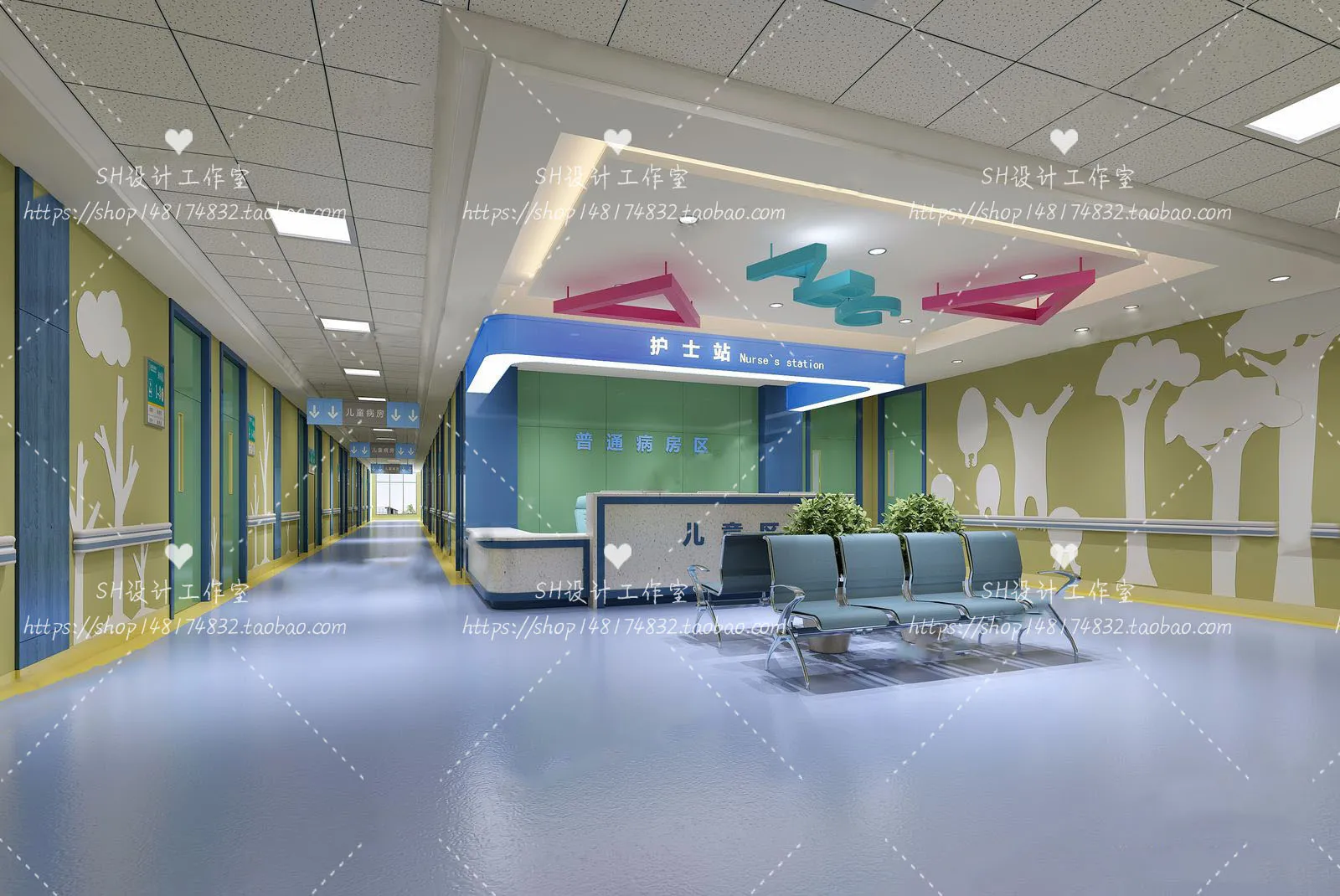 HOSPITAL 3D SCENES – VRAY RENDER – 012