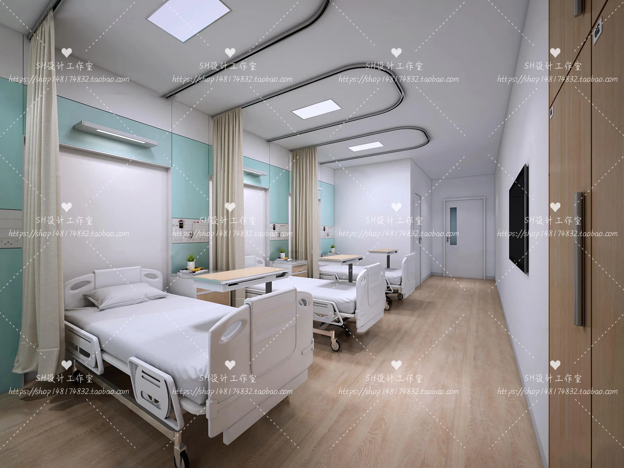 HOSPITAL 3D SCENES – VRAY RENDER – 013