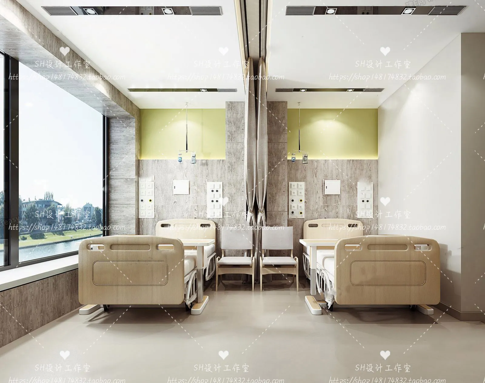 HOSPITAL 3D SCENES – VRAY RENDER – 015