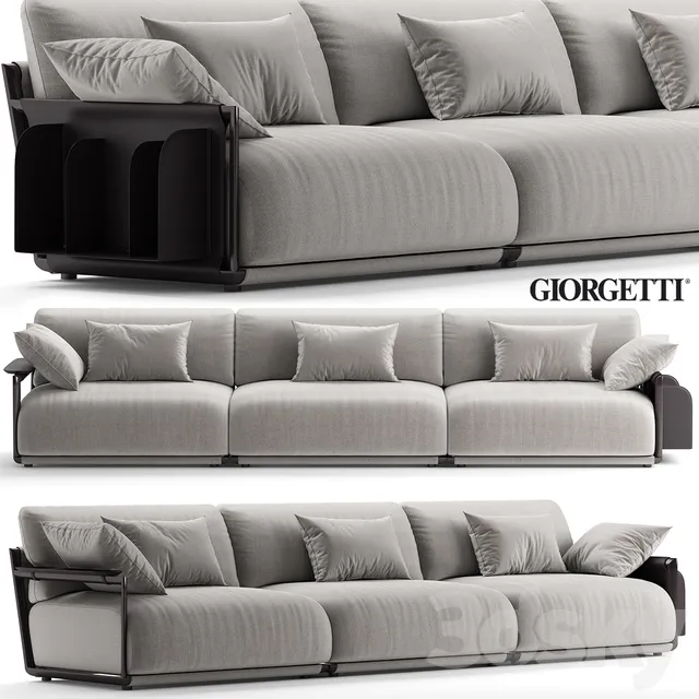 Furniture – Sofa 3D Models – Sofa giorgetti ADAM 02