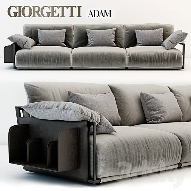 Furniture – Sofa 3D Models – Sofa Giorgetti Adam