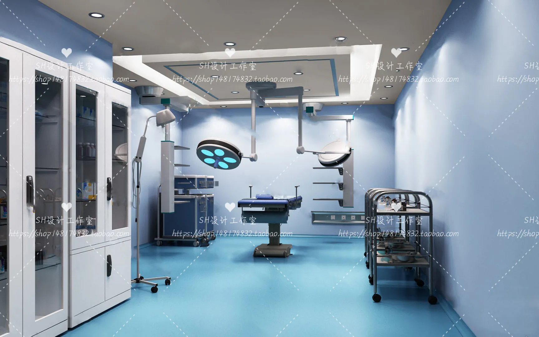 HOSPITAL 3D SCENES – VRAY RENDER – 032