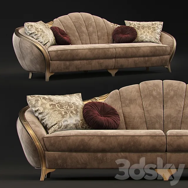 Furniture – Sofa 3D Models – Sofa GoldConfort Paradise