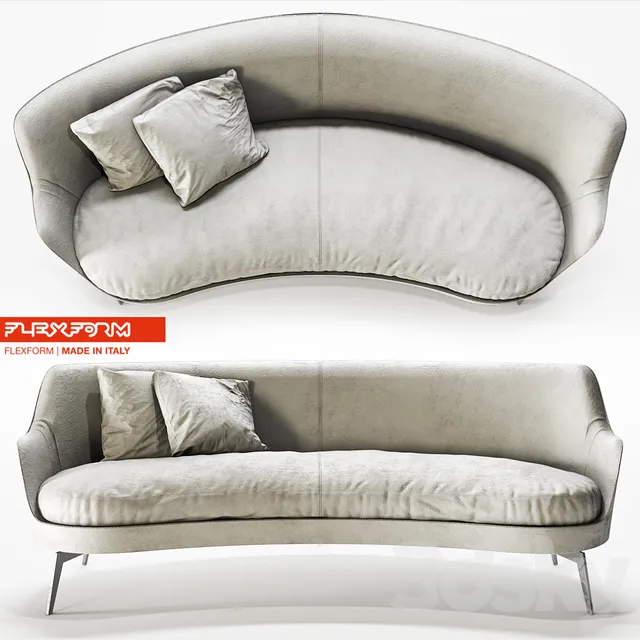 Furniture – Sofa 3D Models – Sofa Guscio