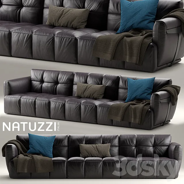 Furniture – Sofa 3D Models – Sofa Herman NATUZZI ITALIA