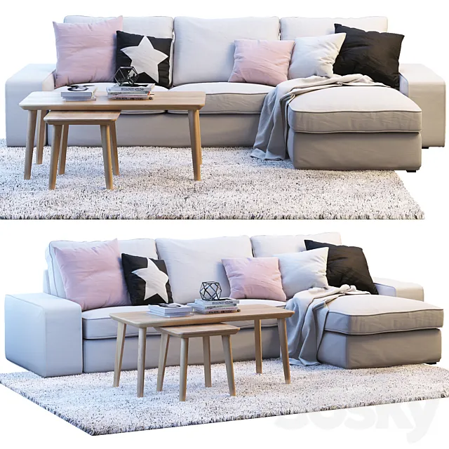 Furniture – Sofa 3D Models – Sofa Ikea Kivik 3
