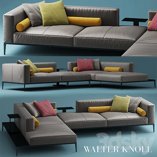 Furniture – Sofa 3D Models – Sofa jaan living walter knoll