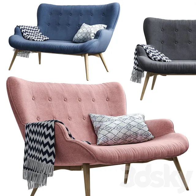 Furniture – Sofa 3D Models – Sofa Jysk PETERSBORG