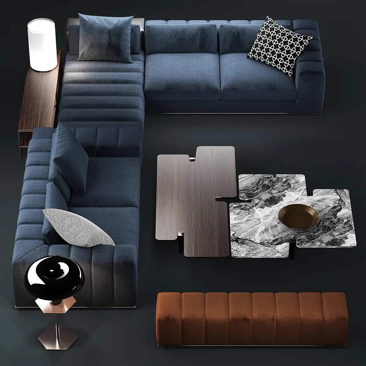 Furniture – Sofa 3D Models – Sofa Lucrezi 66