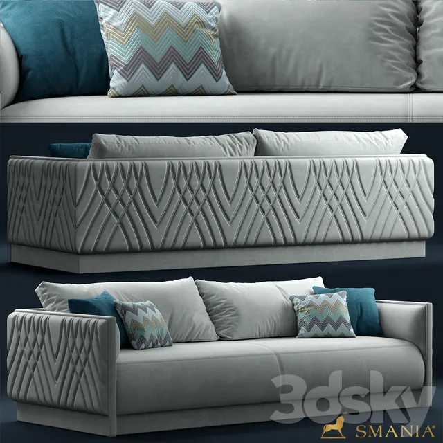 Furniture – Sofa 3D Models – Sofa Miami by Smania