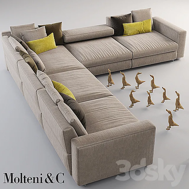 Furniture – Sofa 3D Models – Sofa Molteni & C