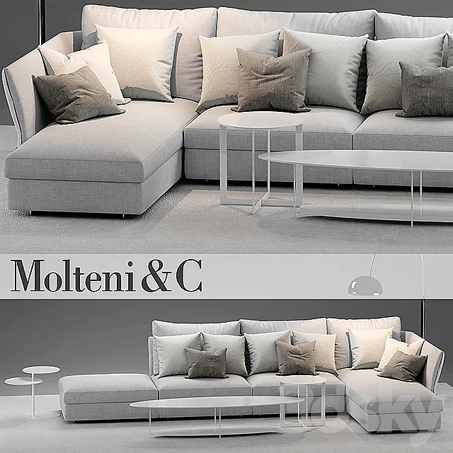Furniture – Sofa 3D Models – Sofa molteni SOFAS HOLIDAY