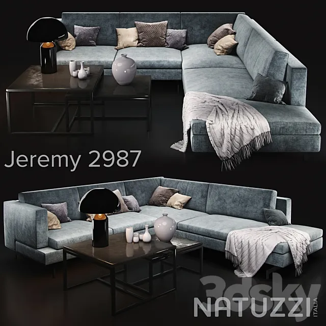 Furniture – Sofa 3D Models – Sofa Natuzzi Jeremy