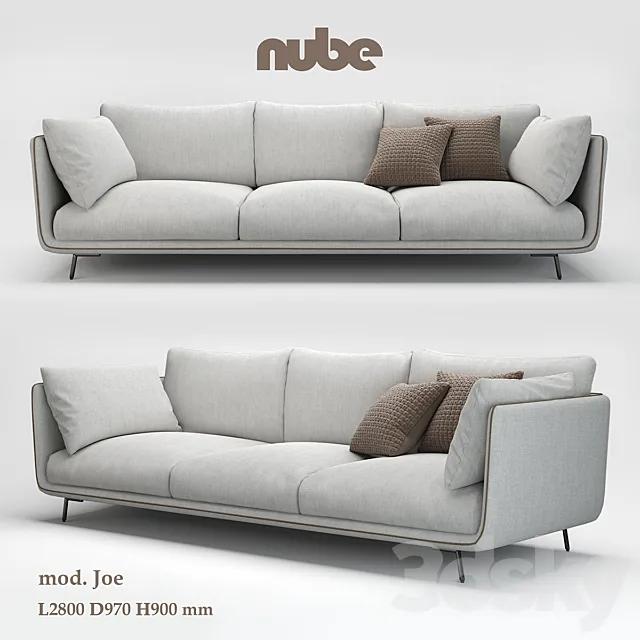 Furniture – Sofa 3D Models – Sofa Nube Joe