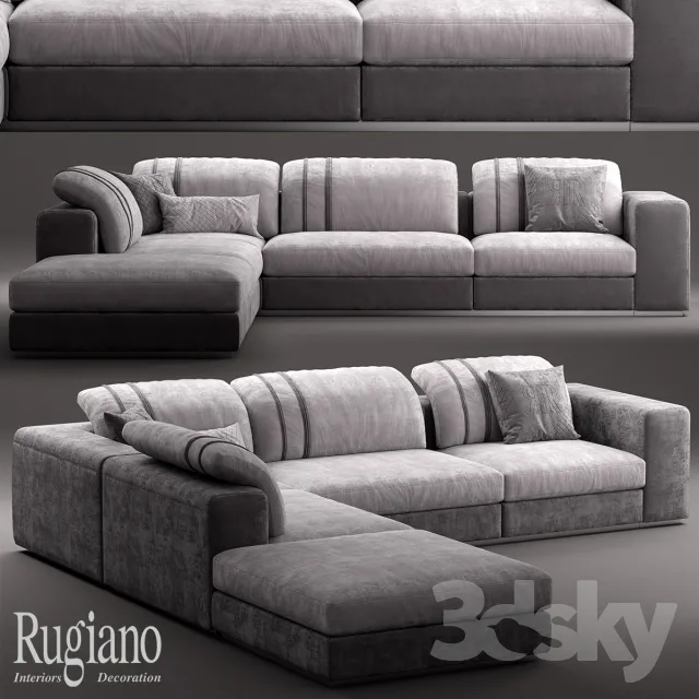 Furniture – Sofa 3D Models – Sofa Rugiano MIAMI 03