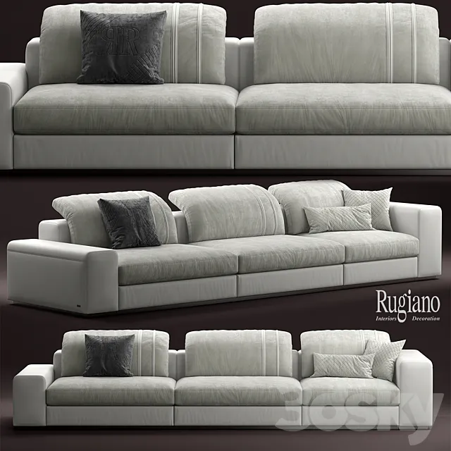 Furniture – Sofa 3D Models – Sofa Rugiano MIAMI