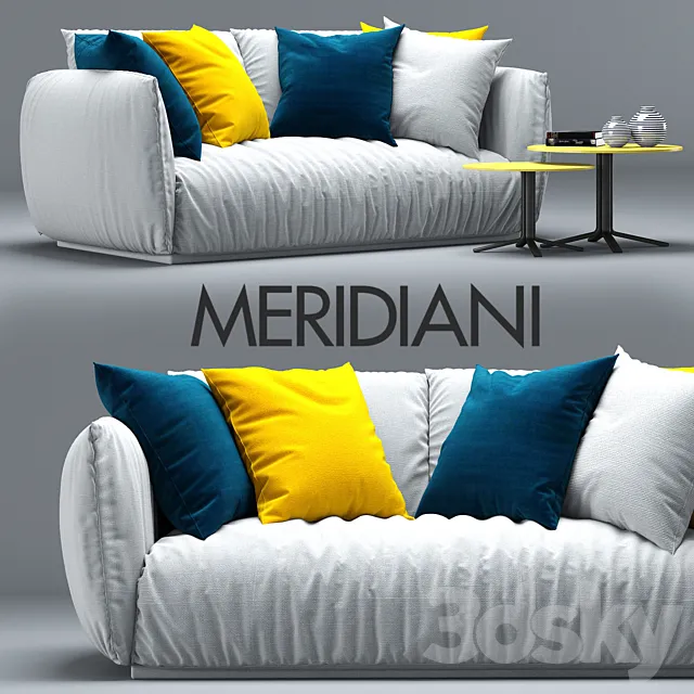 Furniture – Sofa 3D Models – Sofa Scott Meridiani