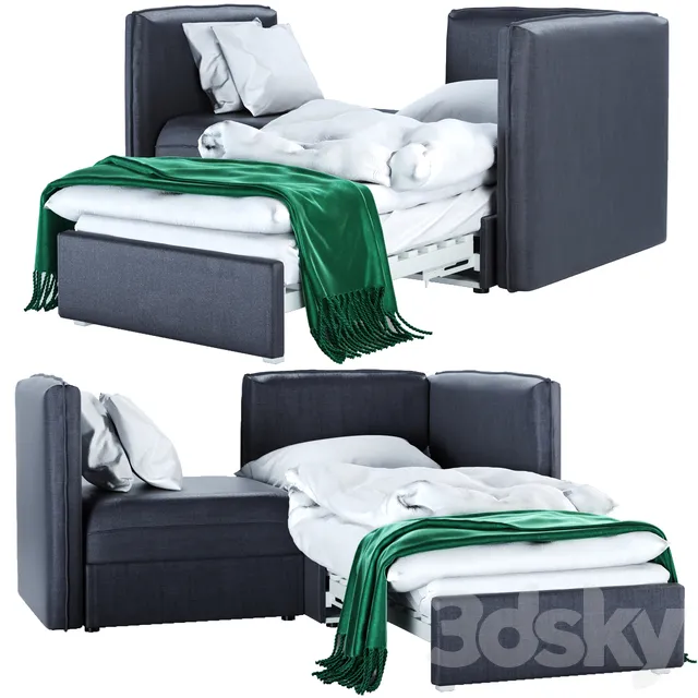 Furniture – Sofa 3D Models – Sofa Vallentuna by IKEA
