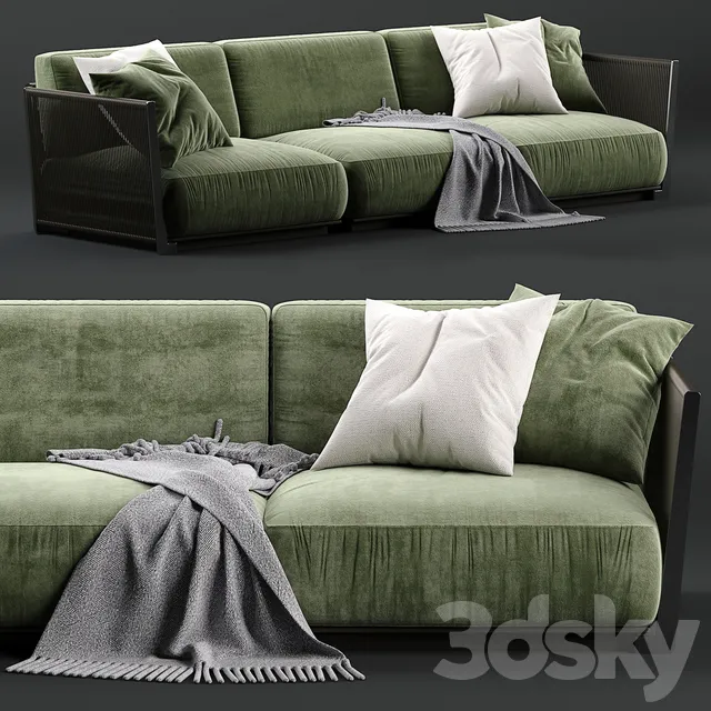 Furniture – Sofa 3D Models – Sofa Vulcano Flexform