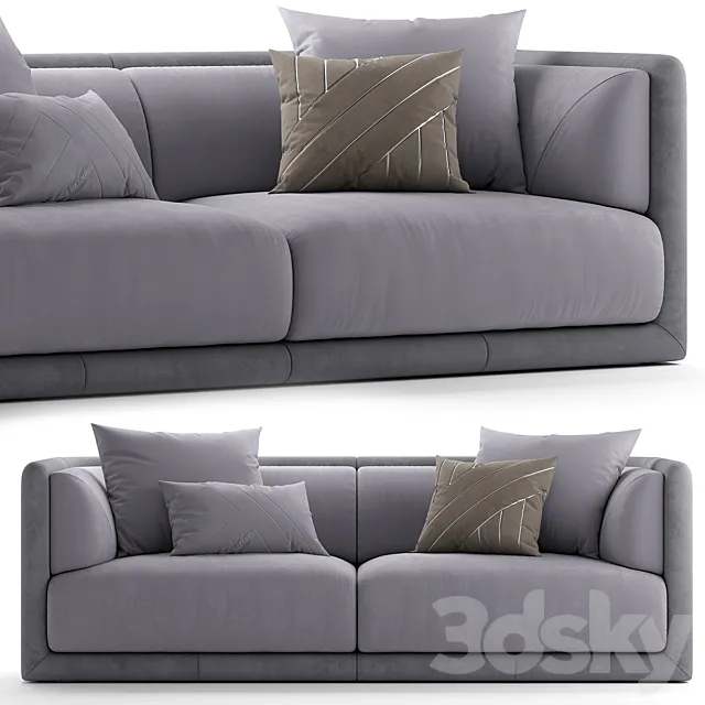 Furniture – Sofa 3D Models – Sofa Сonrad by Fendi Casa