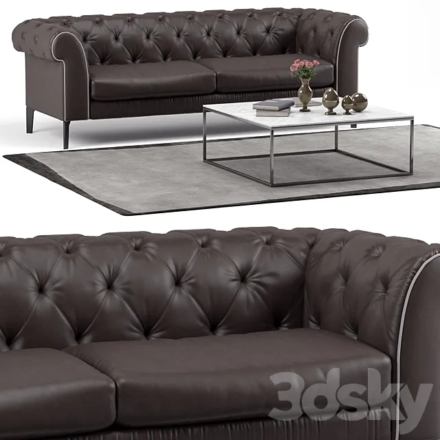 Furniture – Sofa 3D Models – SofaNatuzziOrfeo
