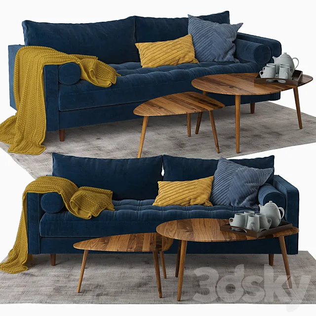 Furniture – Sofa 3D Models – Sven sofa