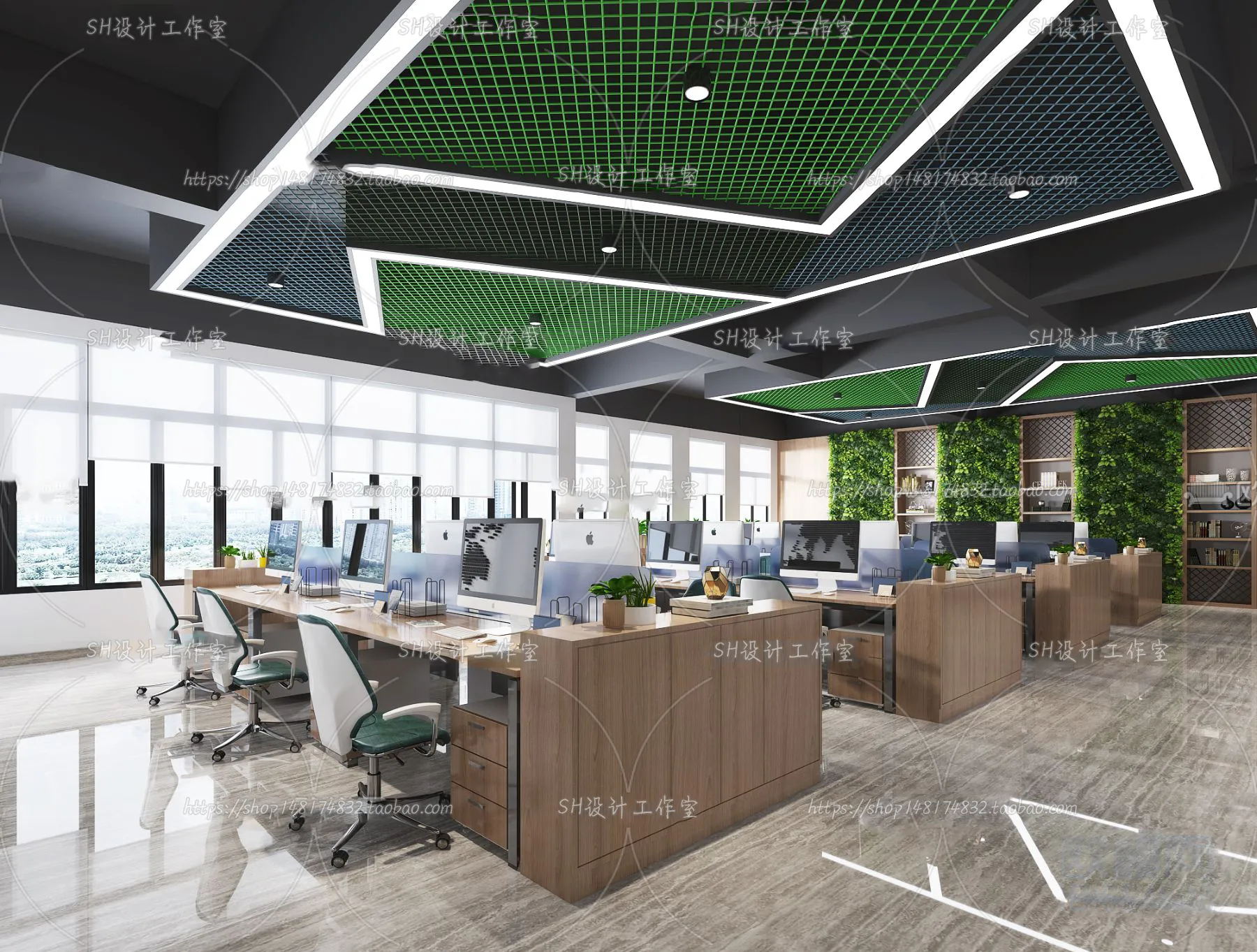 OFFICE 3D SCENES – VRAY RENDER – 57