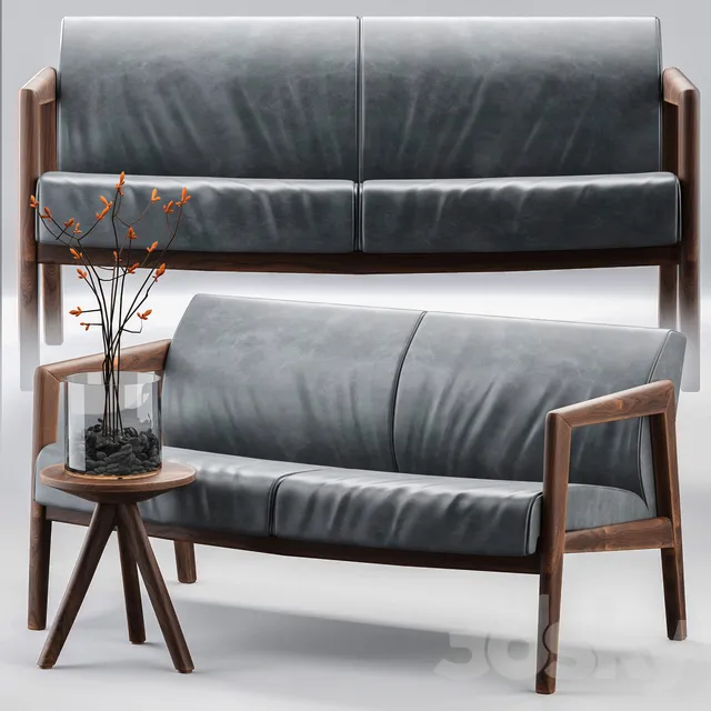 Furniture – Sofa 3D Models – Thonet sofa