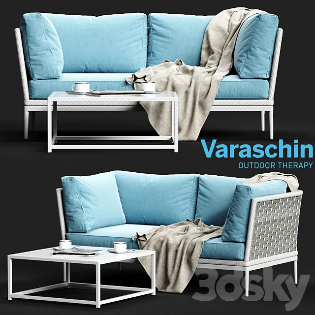 Furniture – Sofa 3D Models – Varaschin ALGARVE Sofa 04