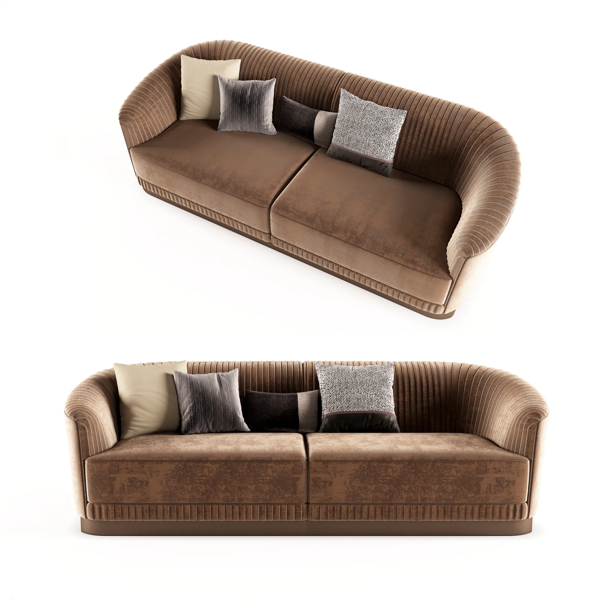 Furniture – Sofa 3D Models – Velvet sofa