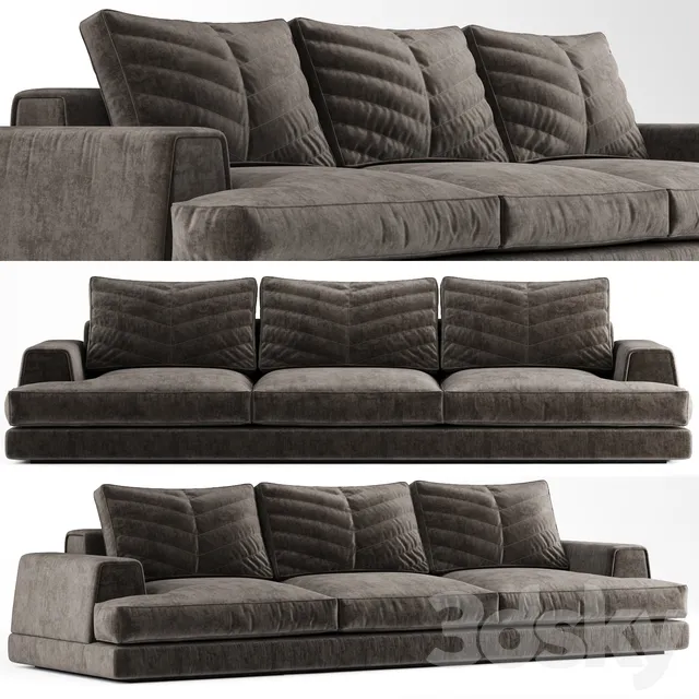 Furniture – Sofa 3D Models – Xavier sofa – Visionnaire