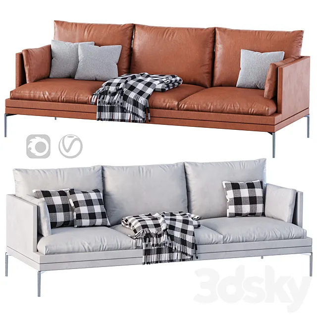 Furniture – Sofa 3D Models – Zanotta William 3